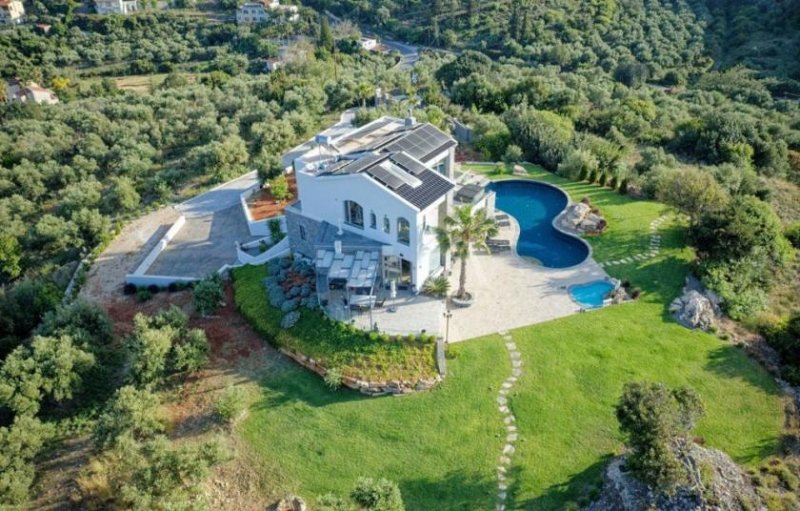 Almyrida Kreta, Almyrida: Luxuriöse Designervilla mit herrlichem Meerblick zu verkaufen Haus kaufen